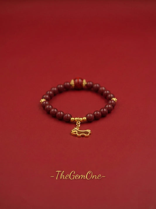 New Year Guardian High-Content Cinnabar Amulet