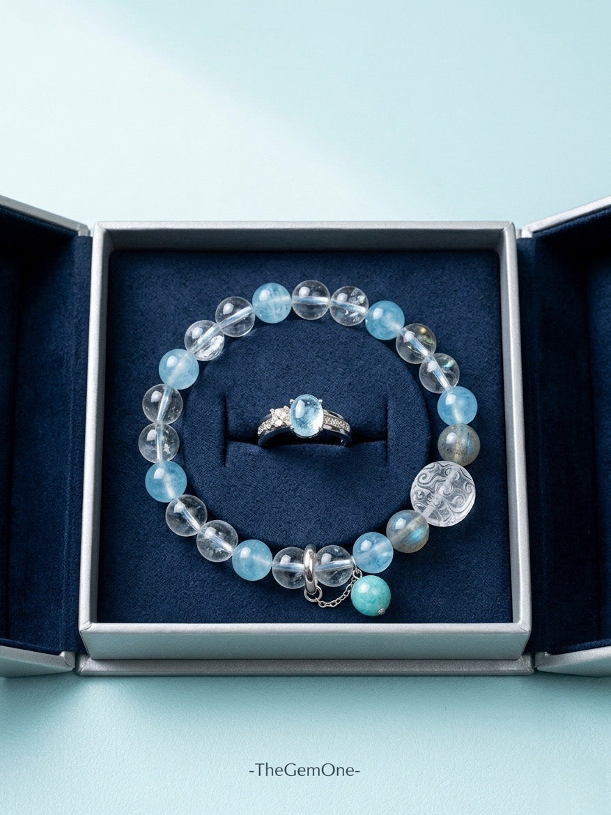 Misty Sea Moonlight Ethereal Crystal Set