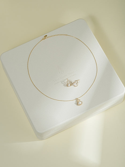2025FW The Wulu Collection: 2pc set Freshwater Pearl 5-6mm in Sterling Silver