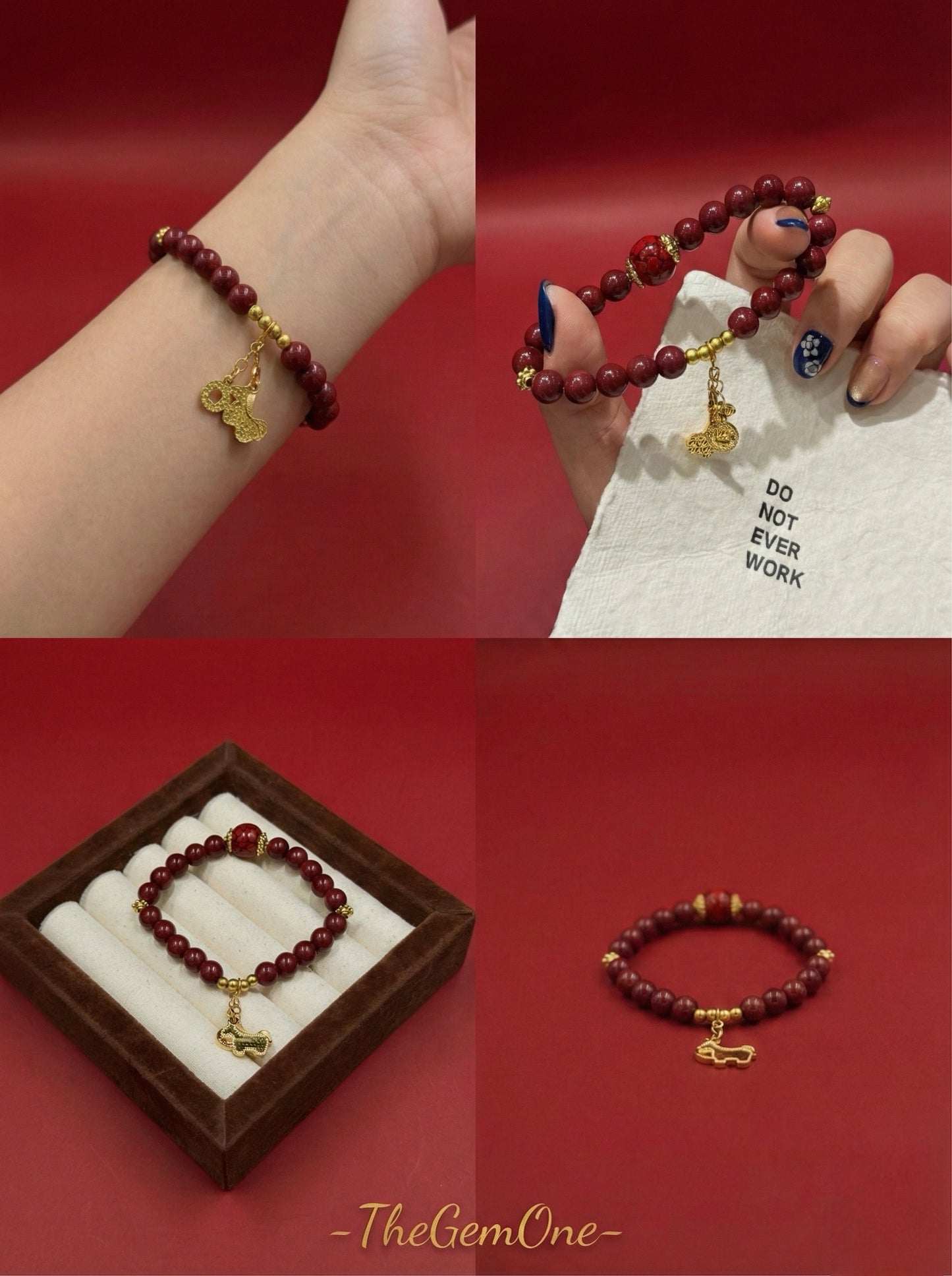 New Year Guardian High-Content Cinnabar Amulet