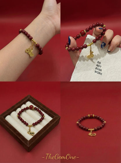 New Year Guardian High-Content Cinnabar Amulet