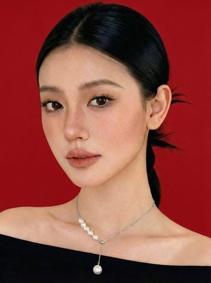Mermaid’s Tear Cultured Freshwater Pearl Necklace 4-5mm-8-9mm