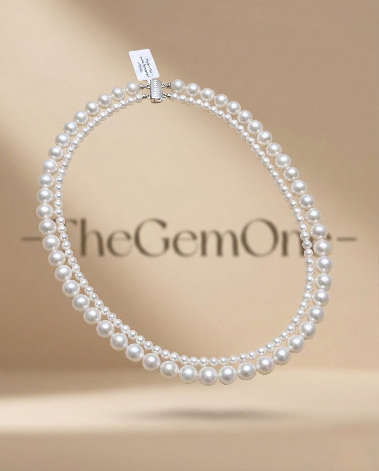 Classic Double-Strand Freshwater Pearl Necklace