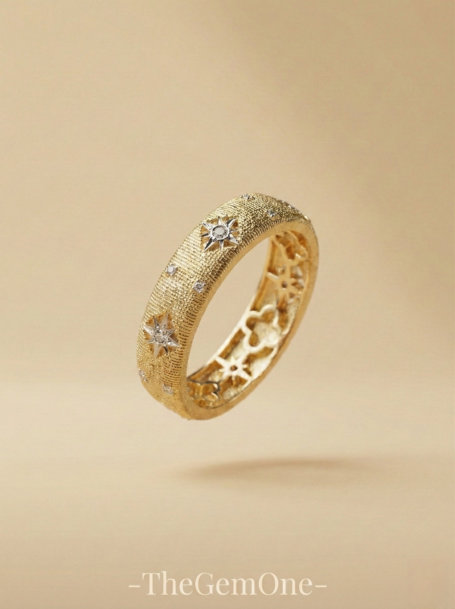 Roman Vintage Collection: Brushed gold Ring