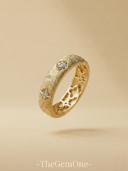 Roman Vintage Collection: Brushed gold Ring