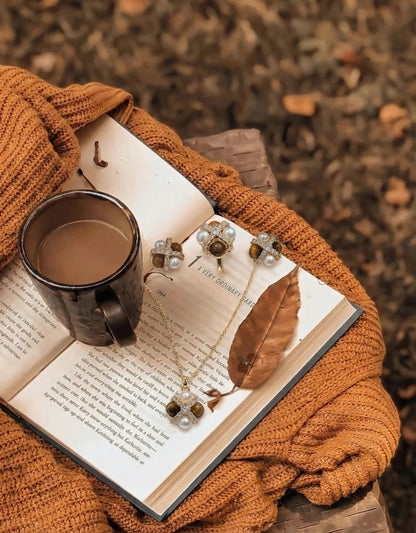 The Vintage Mocha 3-Piece Pearl Gift Set