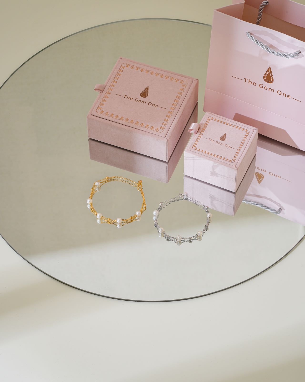 Hearts Aglow Cultured Freshwater Pearl Bracelet in Sterling Silver