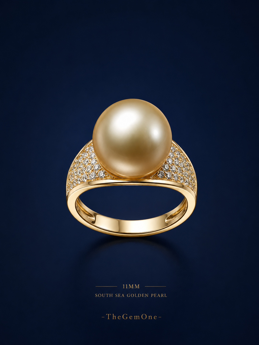 South Sea Golden Velour Ring