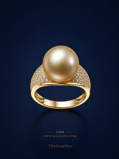 South Sea Golden Velour Ring