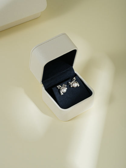 2025SS The First love Collection: Freshwater Pearl Earring in Sterling Silver