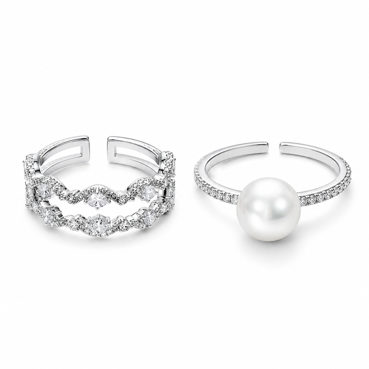 Dual Aura South Sea Pearl Ring