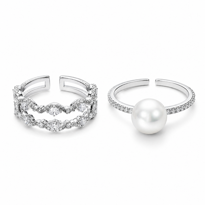 Dual Aura South Sea Pearl Ring