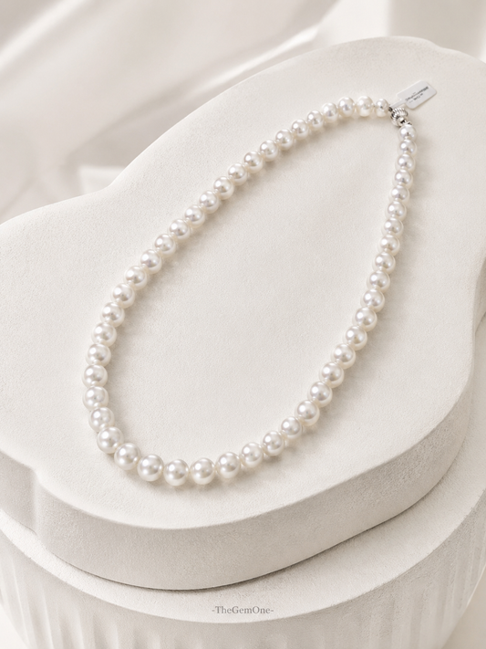 Rosé Lumière Akoya Necklace