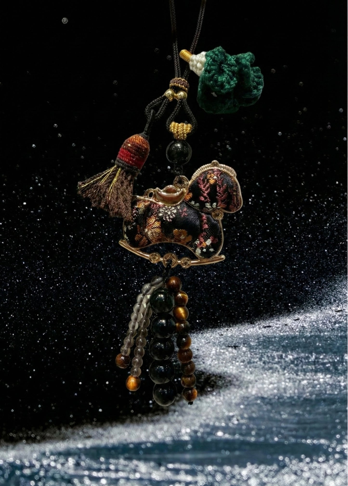 The New Year Brocade Charm