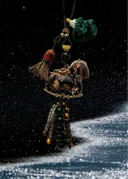 The New Year Brocade Charm