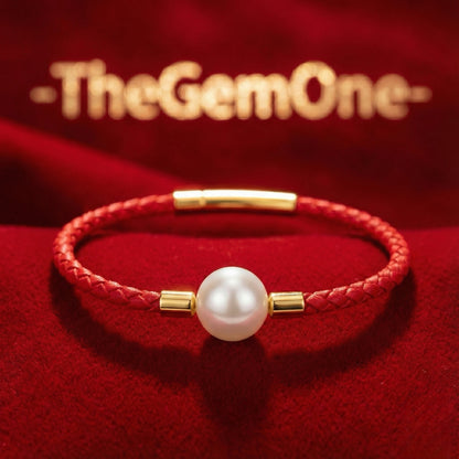 Fashion Jewelry: Lucky Knot Pearl Bracelet