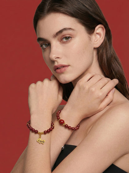 New Year Guardian High-Content Cinnabar Amulet