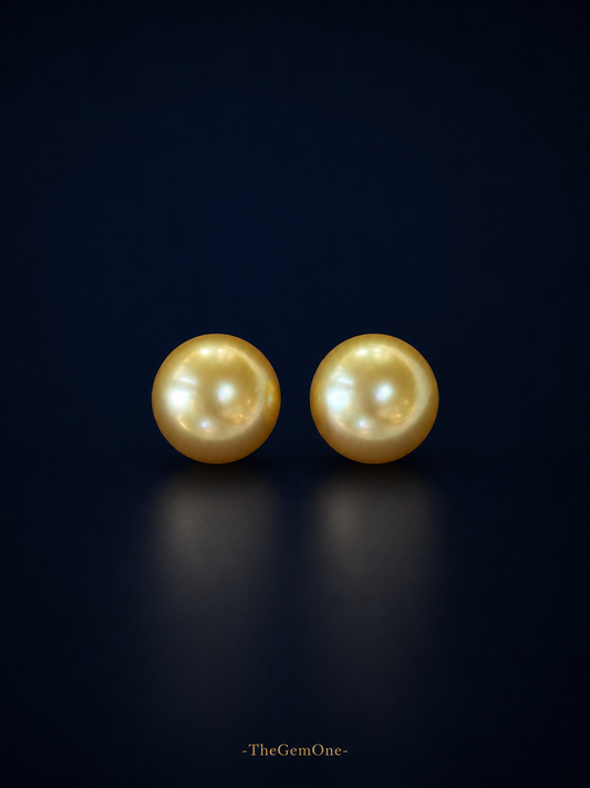 Golden Muse South Sea Studs