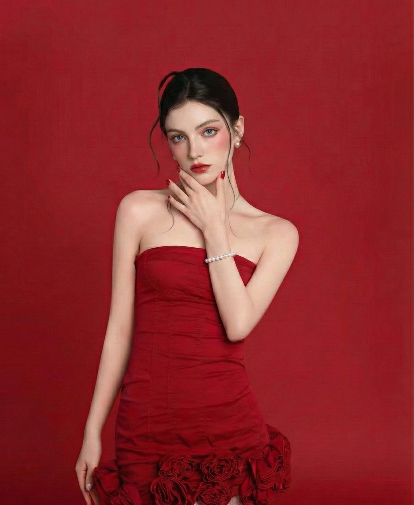 Classic Freshwater Pearl Bracelet with Gold Accent Clasp