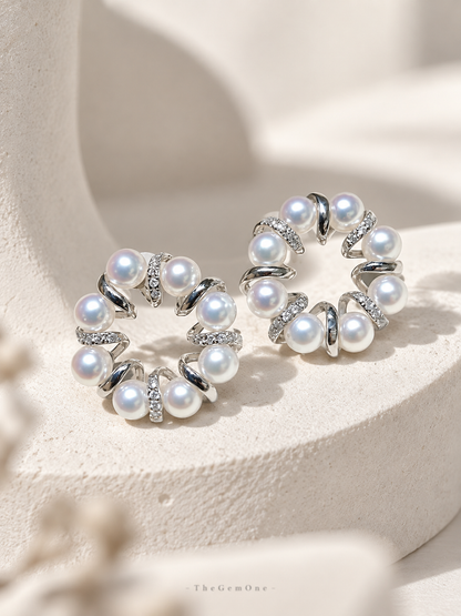 The One Pearl Collection Halo No. 16 Earrings
