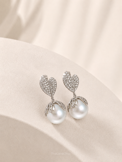 Secret Garden Collection|Tulip Pearl Earrings