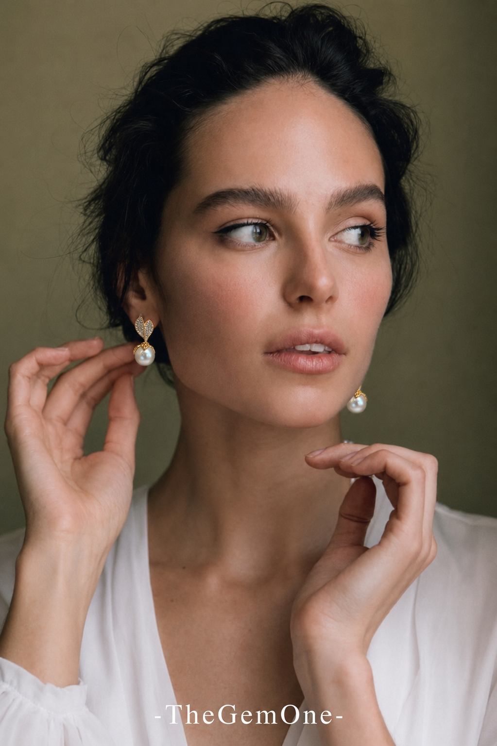 Secret Garden Collection|Tulip Pearl Earrings