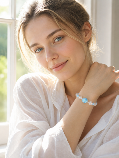 Misty Blue Cat Whispers Bracelet