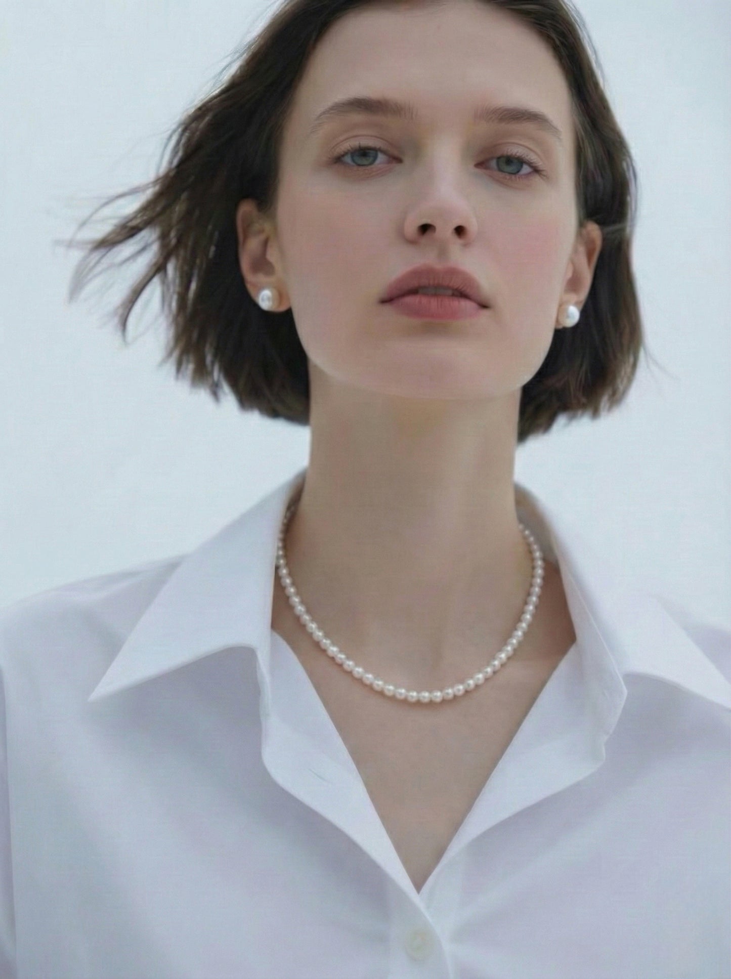 Baby pearl 2pc set Cultured Freshwater Pearl in Sterling Silver 3.5-4.5mm+9-10mm