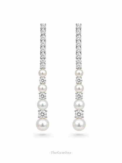 2025FW Tassel Pearl Earrings