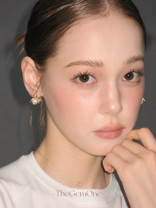 2025SS The First love Collection: Freshwater Pearl Earring in Sterling Silver