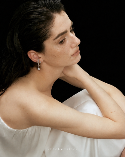 2025FW Urban Collection: Cultured Freshwater Pearl Earring with Sterling Silver