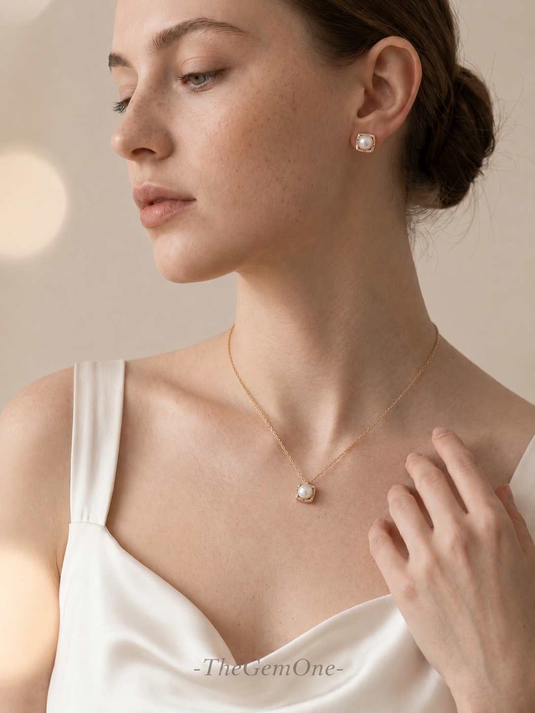 Everyday Muse Pearl Jewelry Set – Classic Elegance for Daily Moments