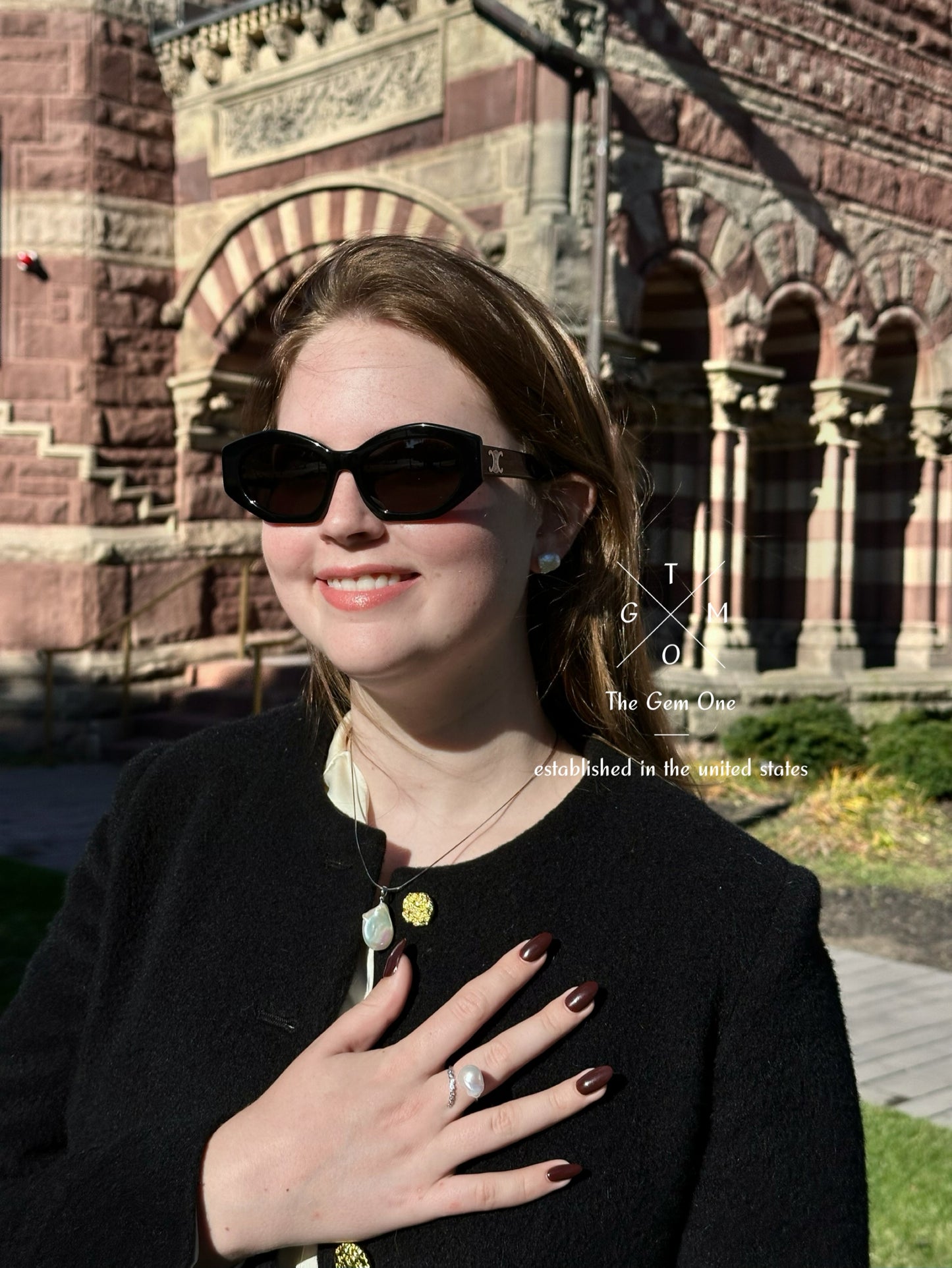 Elegant Baroque Pearl Statement Ring