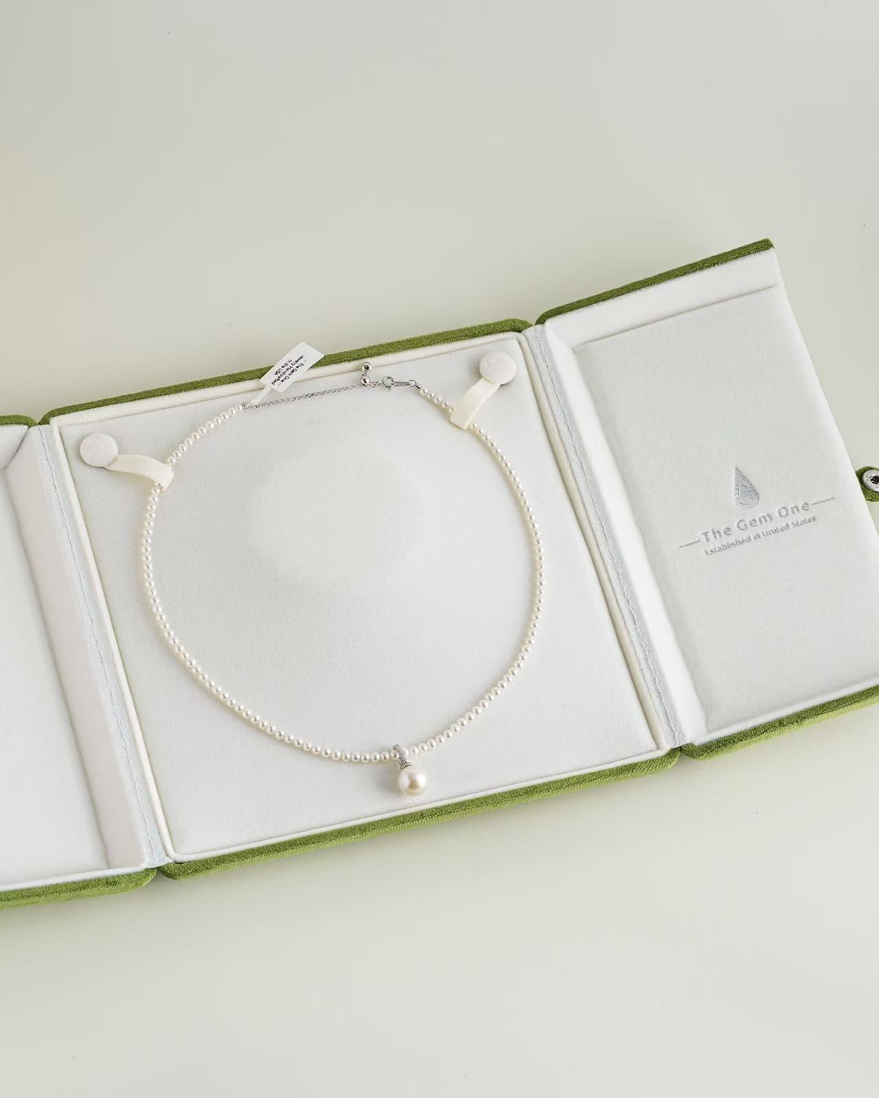 Layered Freshwater Pearl Necklace with Statement Pearl Pendant