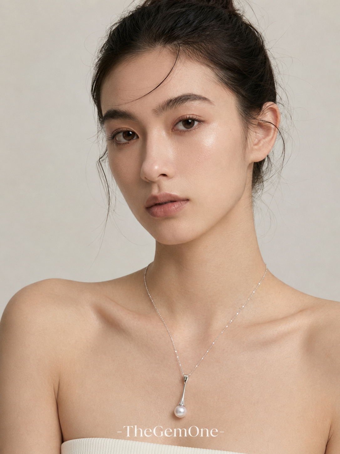 Everyday Muse Collection｜Muse Curve Pearl Necklace