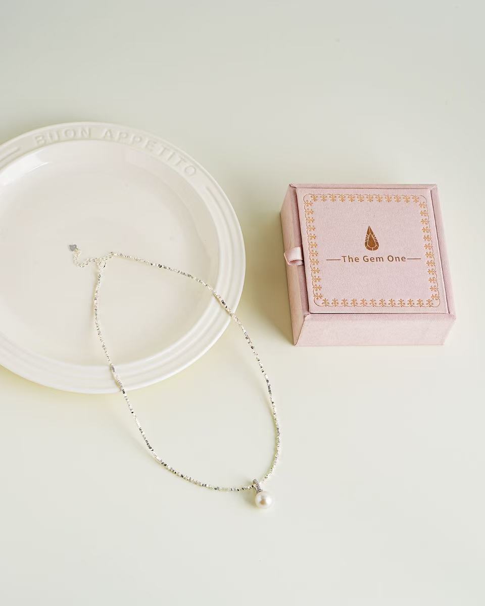 Layered Freshwater Pearl Necklace with Statement Pearl Pendant