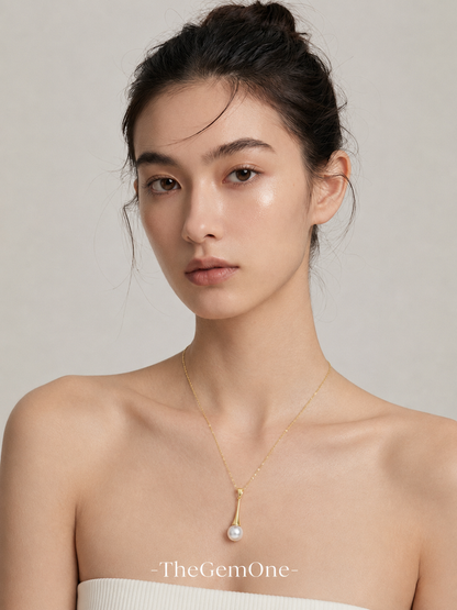 Everyday Muse Collection｜Muse Curve Pearl Necklace