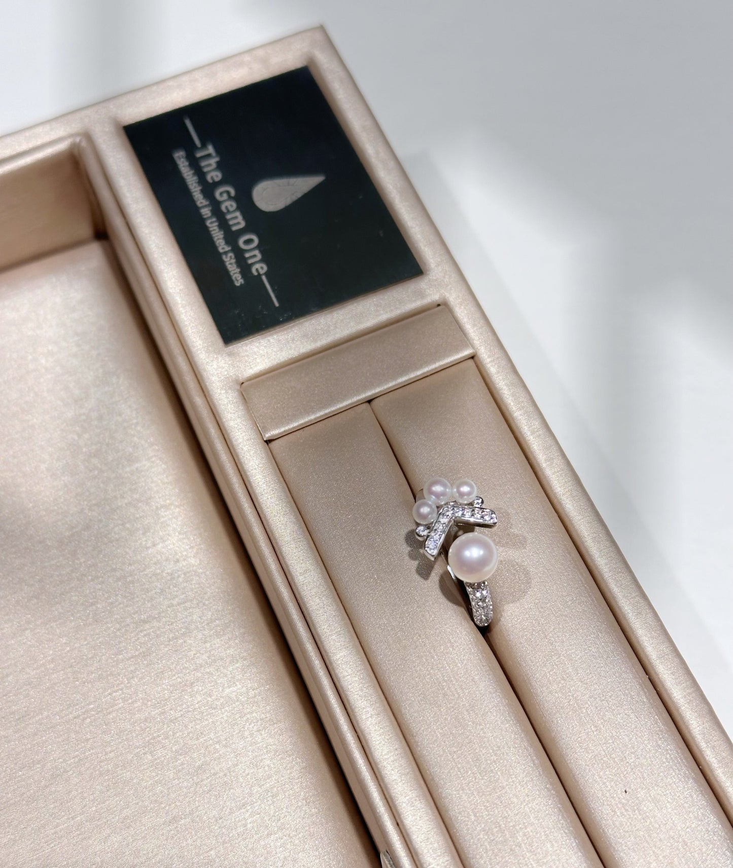 Vogue Pearl Ring Freshwater Pearl in Sterling Silver 3-7mm