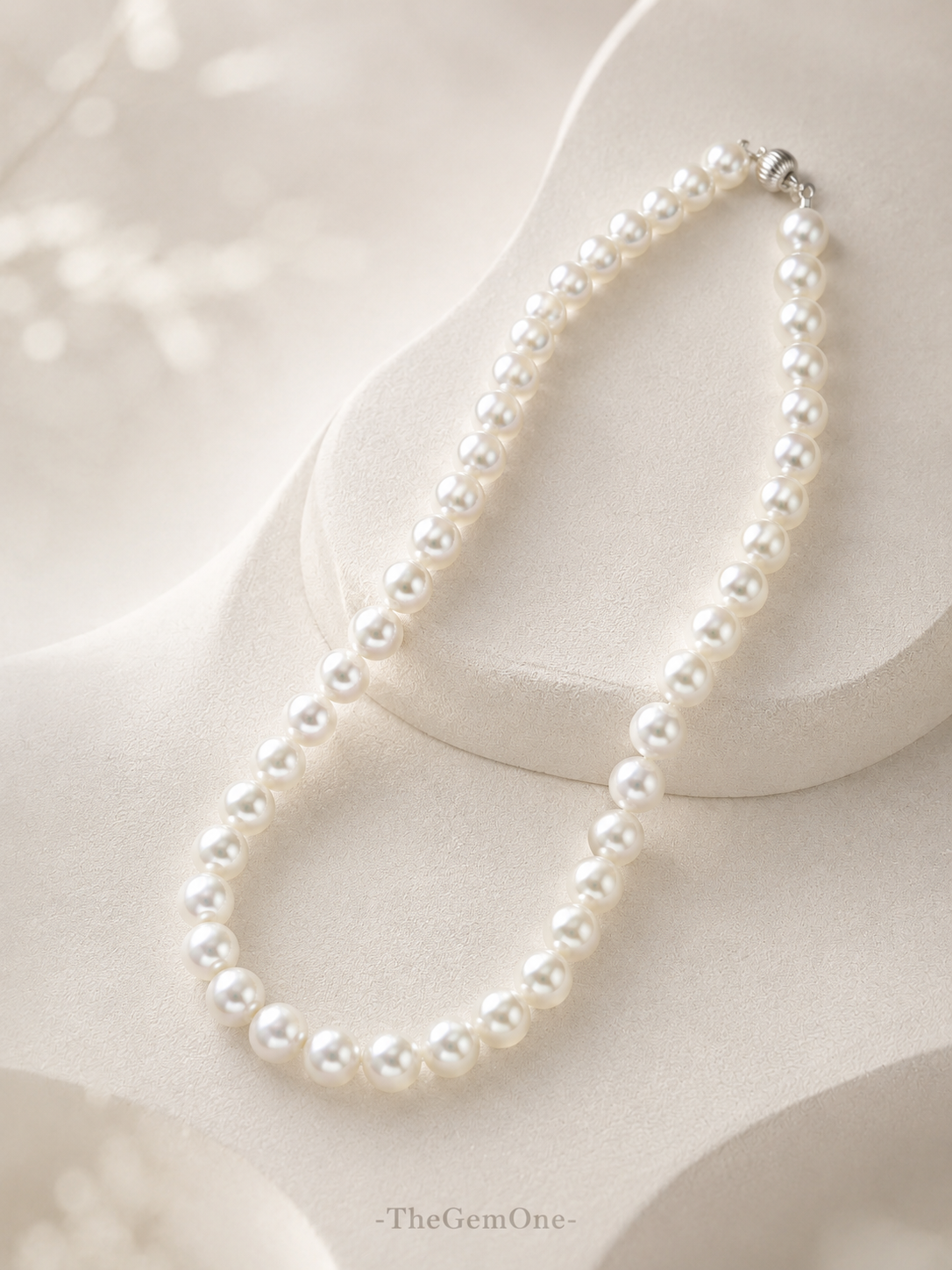 Rosé Lumière Akoya Necklace
