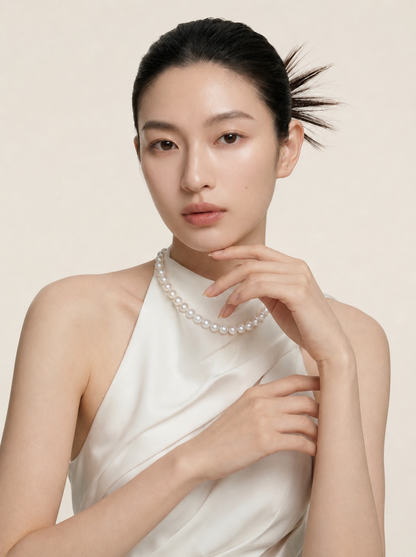 Rosé Lumière Akoya Necklace