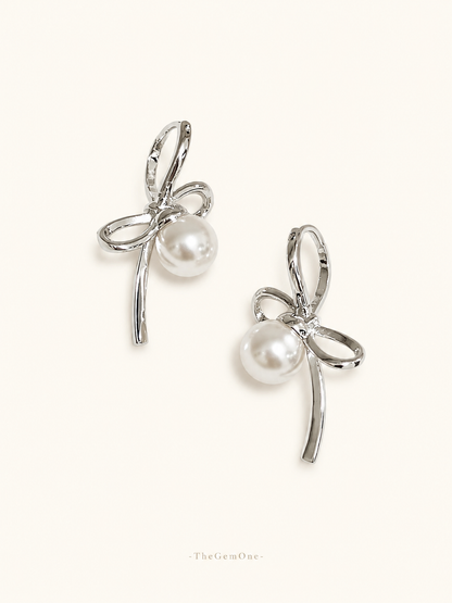 2025SS The First Love Collection: Freshwater Pearl Earring with Sterling Silver