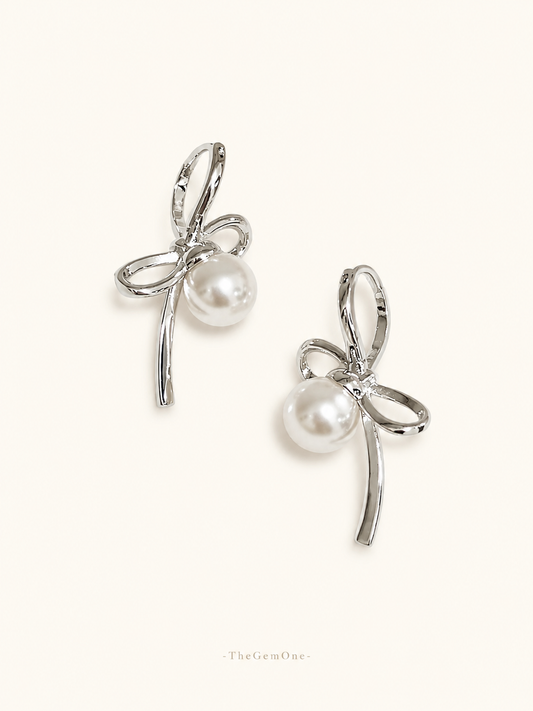2025SS The First Love Collection: Freshwater Pearl Earring with Sterling Silver