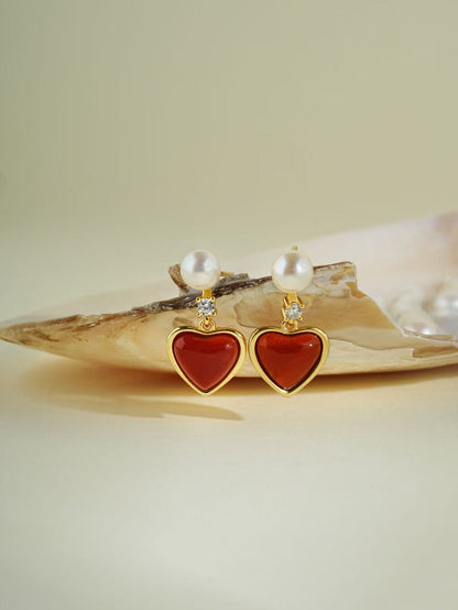 2025FW Winter Holiday Collection ; Freshwater Pearl Earring with Sterling Silver