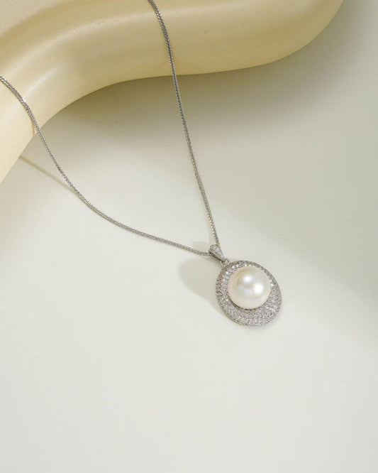 Nacre Edge Freshwater Pearl 12.5-13mm in S925