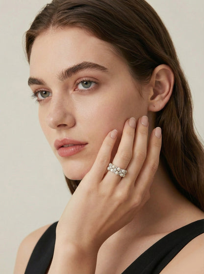 2025FW Urban Collection Twinlight Pearl Ring