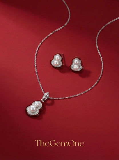 2025FW The Wulu Collection: 2pc set Freshwater Pearl 4-5.5mm with Sterling Silver