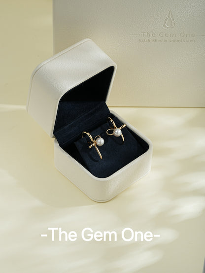 2025SS The First Love Collection: Freshwater Pearl Earring with Sterling Silver