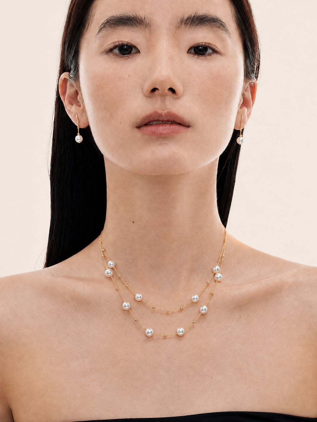 Celestial Cascade Akoya Necklace