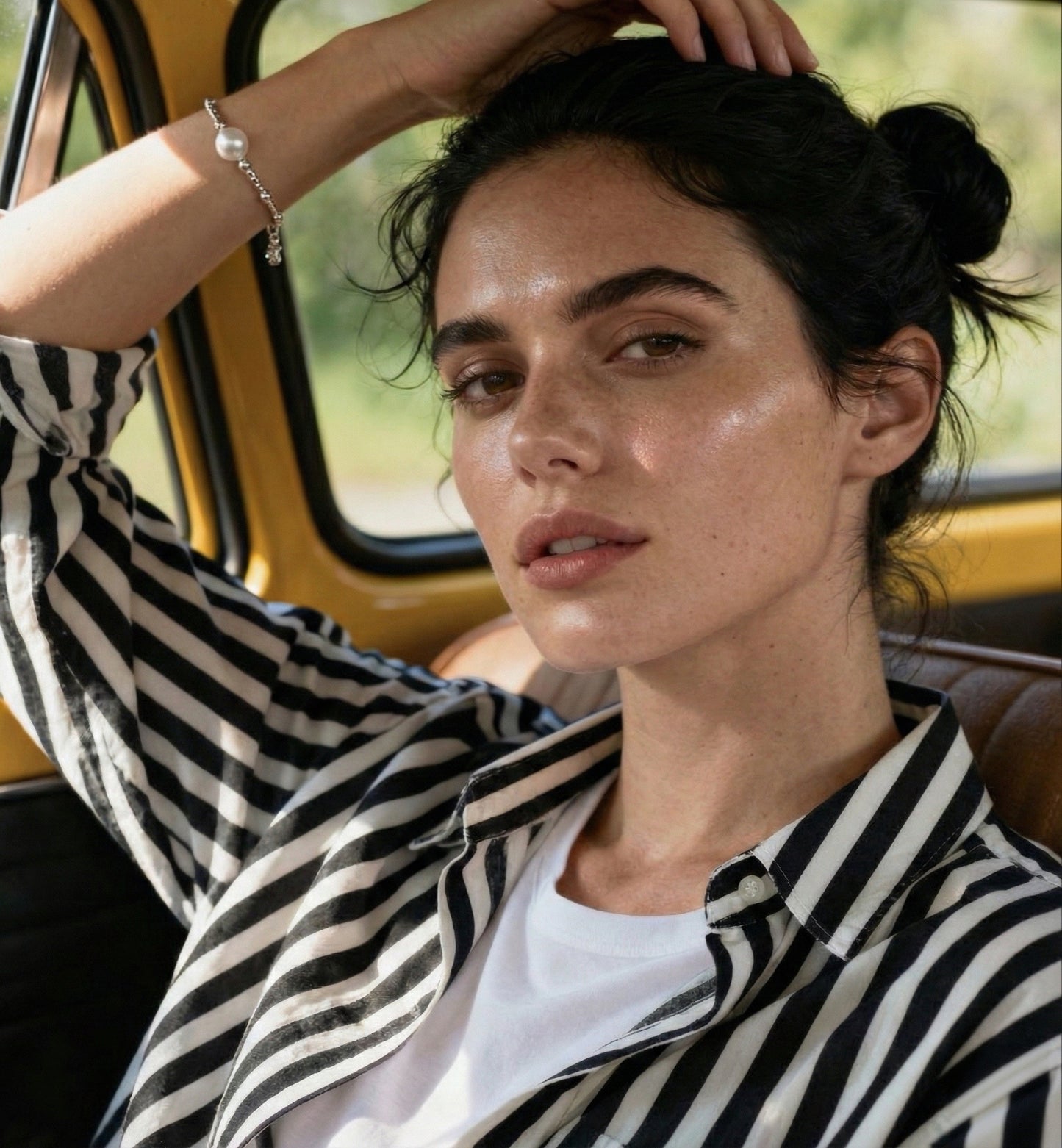 Lustra Bracelets-Cultured Freshwater Pearl in Sterling Silver 11-12mm