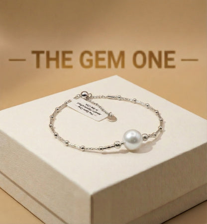 Lustra Bracelets-Cultured Freshwater Pearl in Sterling Silver 11-12mm